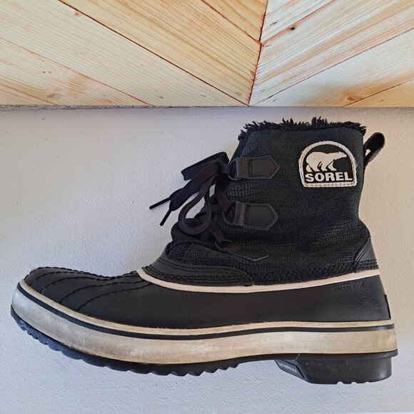 Sorel Trivoli Women's Size 9 Glitter Duck Boots Snow Winter Waterproof - Picture 1 of 10